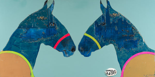 Johnny & Fernando | 36" x 72"