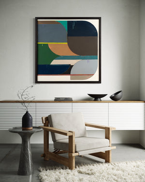 SOLD | Slipstream II | 48" x 48" framed