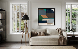 SOLD | Slipstream II | 48" x 48" framed