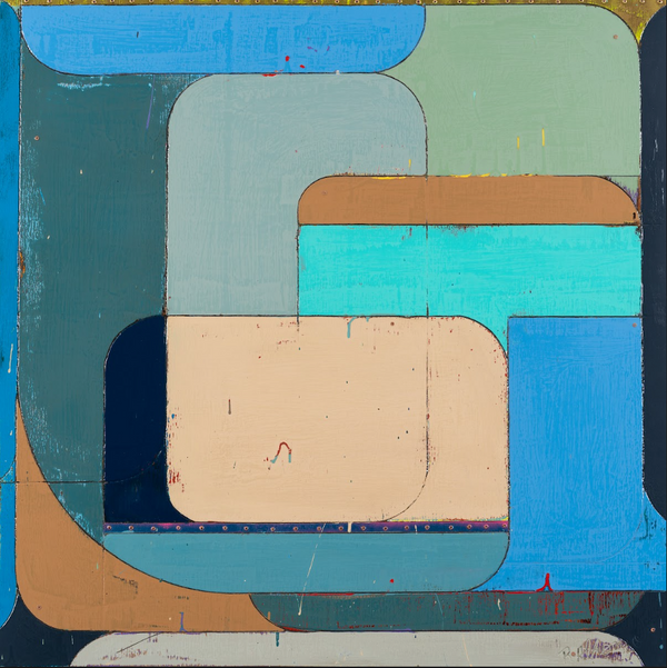 Seaglass III | 36" x 36"