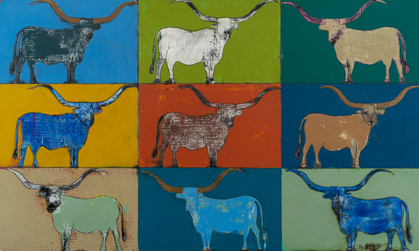 Round Up II | 60" x 36"