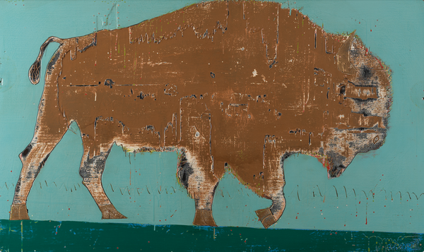 Golden Heart | 60" x 36"