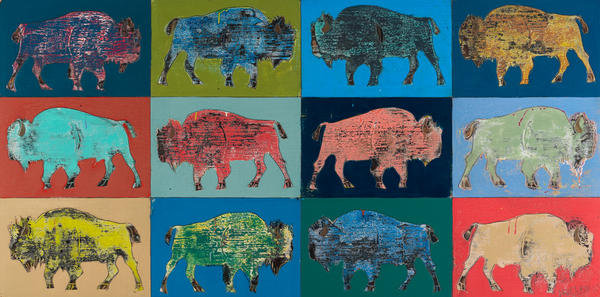 Noble Herd I | 36" x 72"
