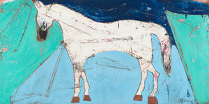 SOLD | Pegasus: Blanco | 24" x 48"