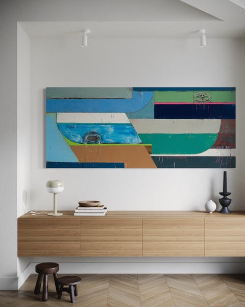 Conversation with the Sea II | 36" x 84"