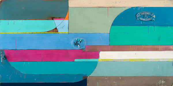 Fragments of a Journey: The Wave | 36" x 72"