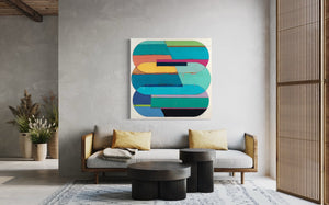 SOLD | Bird of Paradise | 60" x 60"